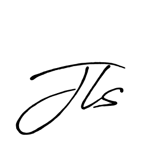 Jls stylish signature style. Best Handwritten Sign (Antro_Vectra_Bolder) for my name. Handwritten Signature Collection Ideas for my name Jls. Jls signature style 7 images and pictures png