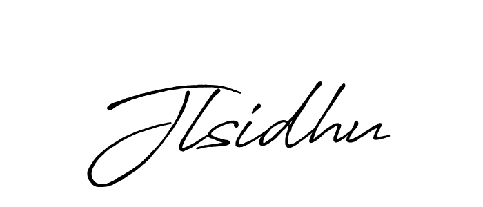 Use a signature maker to create a handwritten signature online. With this signature software, you can design (Antro_Vectra_Bolder) your own signature for name Jlsidhu. Jlsidhu signature style 7 images and pictures png