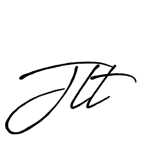 Also You can easily find your signature by using the search form. We will create Jlt name handwritten signature images for you free of cost using Antro_Vectra_Bolder sign style. Jlt signature style 7 images and pictures png