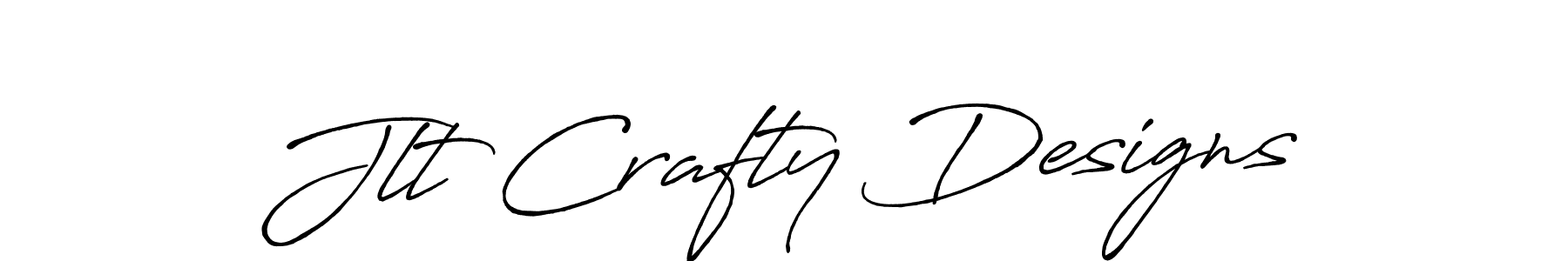 Similarly Antro_Vectra_Bolder is the best handwritten signature design. Signature creator online .You can use it as an online autograph creator for name Jlt Crafty Designs. Jlt Crafty Designs signature style 7 images and pictures png