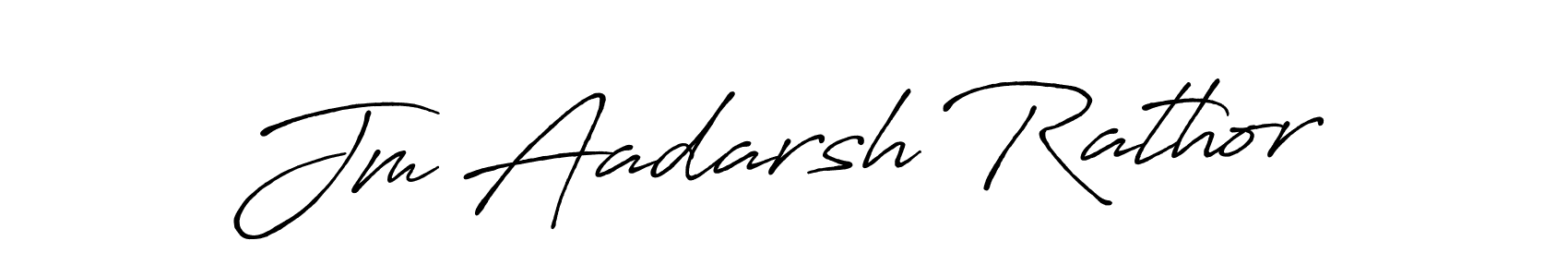 if you are searching for the best signature style for your name Jm Aadarsh Rathor. so please give up your signature search. here we have designed multiple signature styles  using Antro_Vectra_Bolder. Jm Aadarsh Rathor signature style 7 images and pictures png