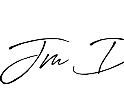 Make a short Jm D signature style. Manage your documents anywhere anytime using Antro_Vectra_Bolder. Create and add eSignatures, submit forms, share and send files easily. Jm D signature style 7 images and pictures png