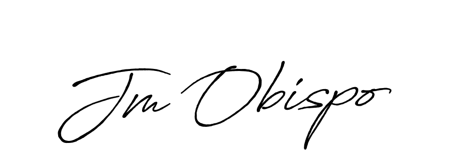 if you are searching for the best signature style for your name Jm Obispo. so please give up your signature search. here we have designed multiple signature styles  using Antro_Vectra_Bolder. Jm Obispo signature style 7 images and pictures png