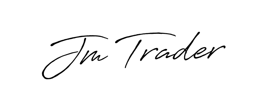 This is the best signature style for the Jm Trader name. Also you like these signature font (Antro_Vectra_Bolder). Mix name signature. Jm Trader signature style 7 images and pictures png