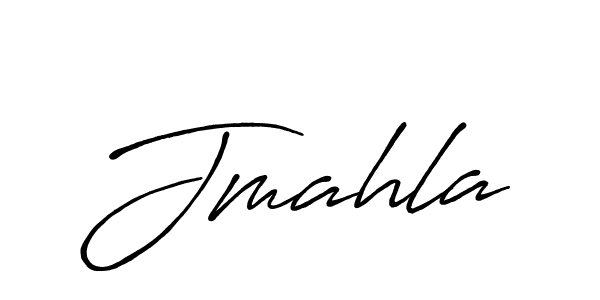 Make a beautiful signature design for name Jmahla. With this signature (Antro_Vectra_Bolder) style, you can create a handwritten signature for free. Jmahla signature style 7 images and pictures png