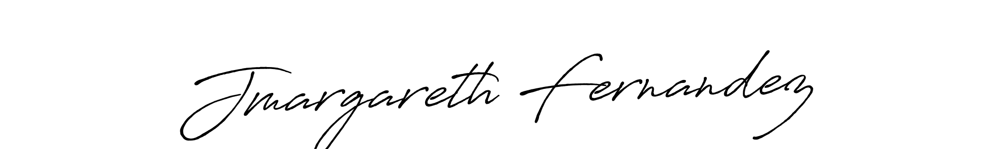 How to make Jmargareth Fernandez signature? Antro_Vectra_Bolder is a professional autograph style. Create handwritten signature for Jmargareth Fernandez name. Jmargareth Fernandez signature style 7 images and pictures png