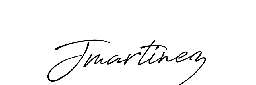 Make a beautiful signature design for name Jmartinez. With this signature (Antro_Vectra_Bolder) style, you can create a handwritten signature for free. Jmartinez signature style 7 images and pictures png