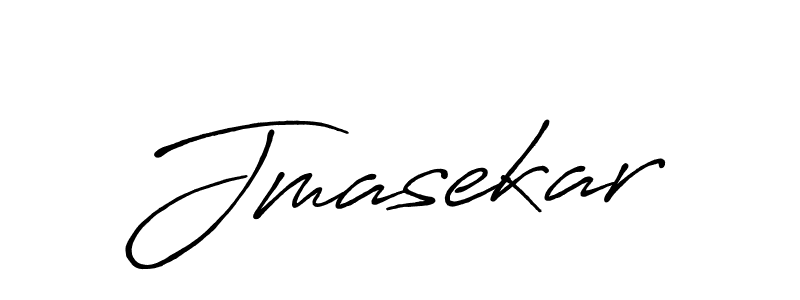 How to make Jmasekar signature? Antro_Vectra_Bolder is a professional autograph style. Create handwritten signature for Jmasekar name. Jmasekar signature style 7 images and pictures png