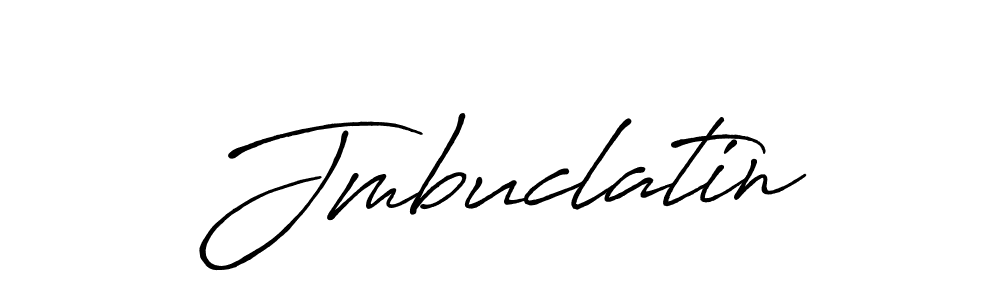 How to make Jmbuclatin name signature. Use Antro_Vectra_Bolder style for creating short signs online. This is the latest handwritten sign. Jmbuclatin signature style 7 images and pictures png