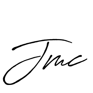 Similarly Antro_Vectra_Bolder is the best handwritten signature design. Signature creator online .You can use it as an online autograph creator for name Jmc. Jmc signature style 7 images and pictures png