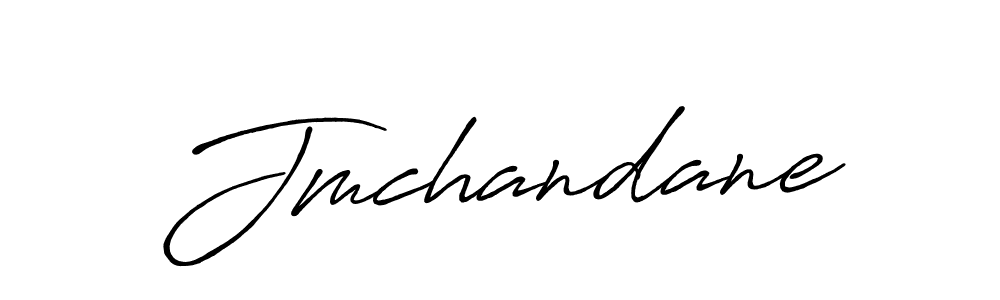 Create a beautiful signature design for name Jmchandane. With this signature (Antro_Vectra_Bolder) fonts, you can make a handwritten signature for free. Jmchandane signature style 7 images and pictures png