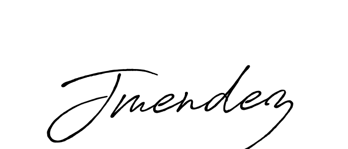 Jmendez stylish signature style. Best Handwritten Sign (Antro_Vectra_Bolder) for my name. Handwritten Signature Collection Ideas for my name Jmendez. Jmendez signature style 7 images and pictures png
