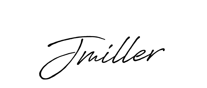 Jmiller stylish signature style. Best Handwritten Sign (Antro_Vectra_Bolder) for my name. Handwritten Signature Collection Ideas for my name Jmiller. Jmiller signature style 7 images and pictures png