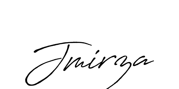 Create a beautiful signature design for name Jmirza. With this signature (Antro_Vectra_Bolder) fonts, you can make a handwritten signature for free. Jmirza signature style 7 images and pictures png