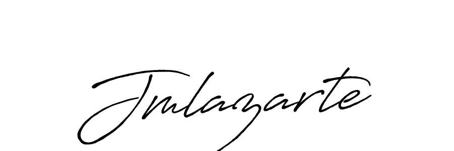 How to make Jmlazarte name signature. Use Antro_Vectra_Bolder style for creating short signs online. This is the latest handwritten sign. Jmlazarte signature style 7 images and pictures png