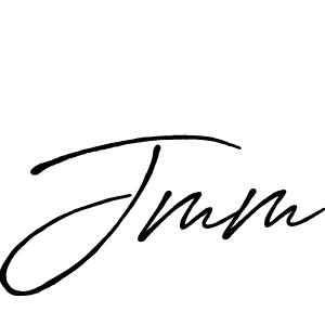 Design your own signature with our free online signature maker. With this signature software, you can create a handwritten (Antro_Vectra_Bolder) signature for name Jmm. Jmm signature style 7 images and pictures png