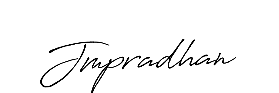 Jmpradhan stylish signature style. Best Handwritten Sign (Antro_Vectra_Bolder) for my name. Handwritten Signature Collection Ideas for my name Jmpradhan. Jmpradhan signature style 7 images and pictures png