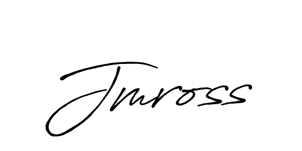 Make a beautiful signature design for name Jmross. With this signature (Antro_Vectra_Bolder) style, you can create a handwritten signature for free. Jmross signature style 7 images and pictures png