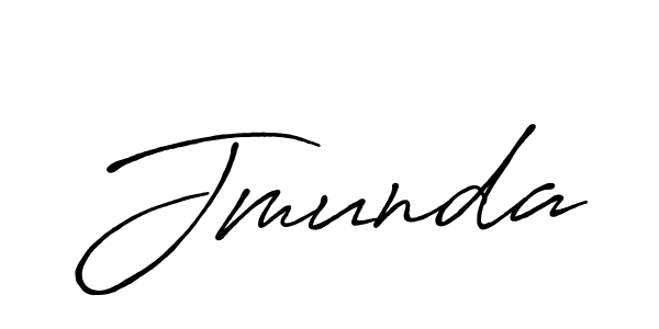 Make a beautiful signature design for name Jmunda. With this signature (Antro_Vectra_Bolder) style, you can create a handwritten signature for free. Jmunda signature style 7 images and pictures png