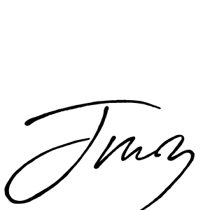 Also we have Jmz name is the best signature style. Create professional handwritten signature collection using Antro_Vectra_Bolder autograph style. Jmz signature style 7 images and pictures png