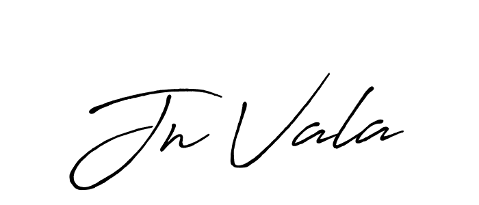 Use a signature maker to create a handwritten signature online. With this signature software, you can design (Antro_Vectra_Bolder) your own signature for name Jn Vala. Jn Vala signature style 7 images and pictures png