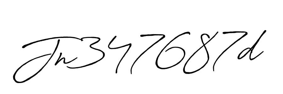 Create a beautiful signature design for name Jn347687d. With this signature (Antro_Vectra_Bolder) fonts, you can make a handwritten signature for free. Jn347687d signature style 7 images and pictures png