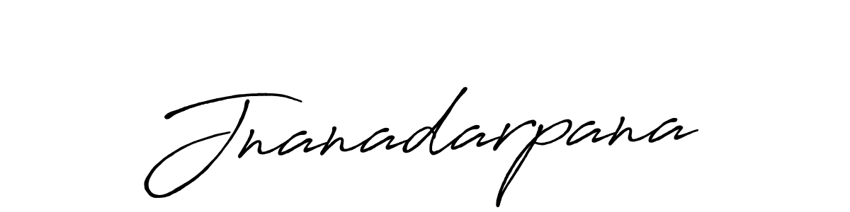 Use a signature maker to create a handwritten signature online. With this signature software, you can design (Antro_Vectra_Bolder) your own signature for name Jnanadarpana. Jnanadarpana signature style 7 images and pictures png