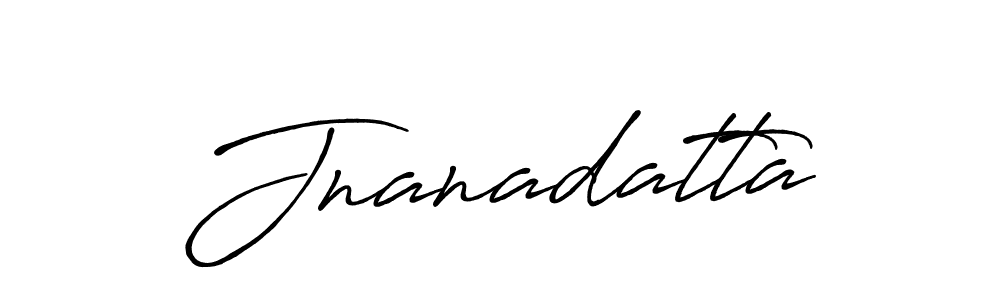 Design your own signature with our free online signature maker. With this signature software, you can create a handwritten (Antro_Vectra_Bolder) signature for name Jnanadatta. Jnanadatta signature style 7 images and pictures png