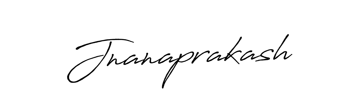Use a signature maker to create a handwritten signature online. With this signature software, you can design (Antro_Vectra_Bolder) your own signature for name Jnanaprakash. Jnanaprakash signature style 7 images and pictures png