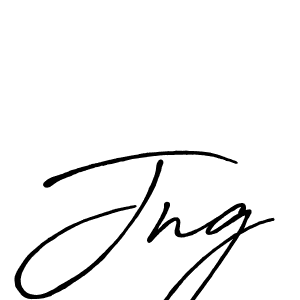 Design your own signature with our free online signature maker. With this signature software, you can create a handwritten (Antro_Vectra_Bolder) signature for name Jng. Jng signature style 7 images and pictures png