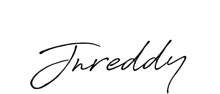 Use a signature maker to create a handwritten signature online. With this signature software, you can design (Antro_Vectra_Bolder) your own signature for name Jnreddy. Jnreddy signature style 7 images and pictures png