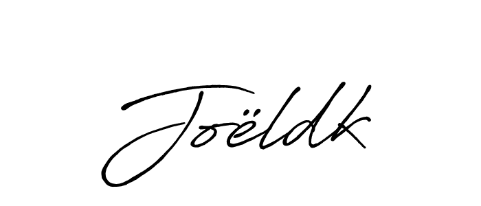 Create a beautiful signature design for name Joëldk. With this signature (Antro_Vectra_Bolder) fonts, you can make a handwritten signature for free. Joëldk signature style 7 images and pictures png