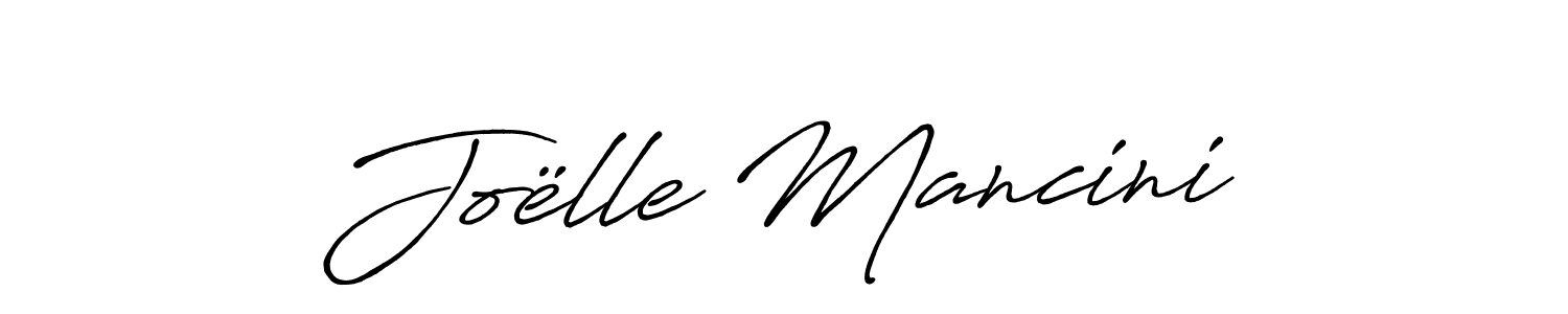 Design your own signature with our free online signature maker. With this signature software, you can create a handwritten (Antro_Vectra_Bolder) signature for name Joëlle Mancini. Joëlle Mancini signature style 7 images and pictures png