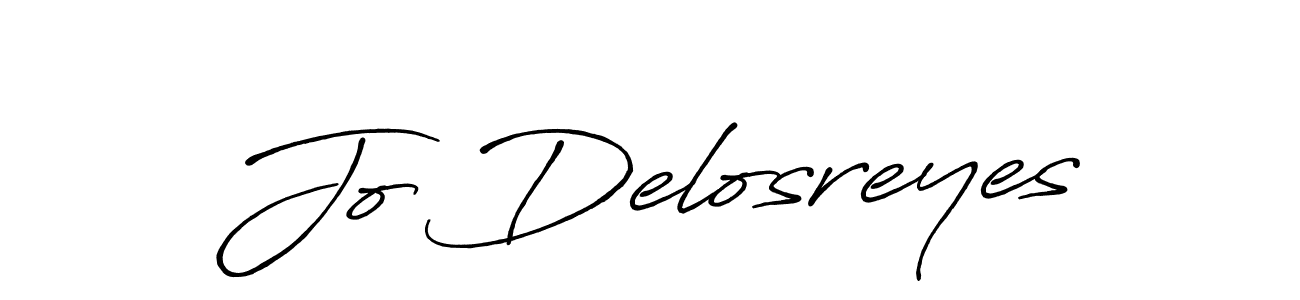 Design your own signature with our free online signature maker. With this signature software, you can create a handwritten (Antro_Vectra_Bolder) signature for name Jo Delosreyes. Jo Delosreyes signature style 7 images and pictures png