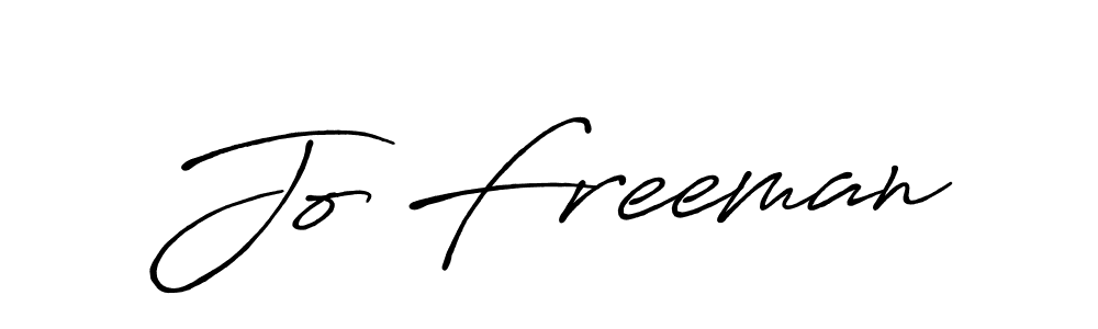 Once you've used our free online signature maker to create your best signature Antro_Vectra_Bolder style, it's time to enjoy all of the benefits that Jo Freeman name signing documents. Jo Freeman signature style 7 images and pictures png