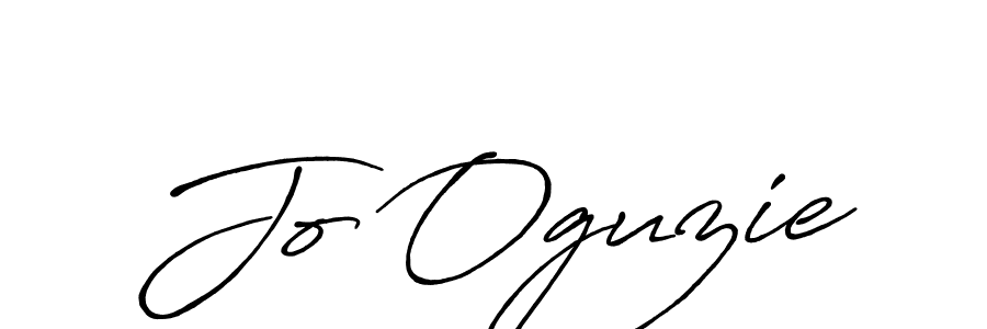 Similarly Antro_Vectra_Bolder is the best handwritten signature design. Signature creator online .You can use it as an online autograph creator for name Jo Oguzie. Jo Oguzie signature style 7 images and pictures png