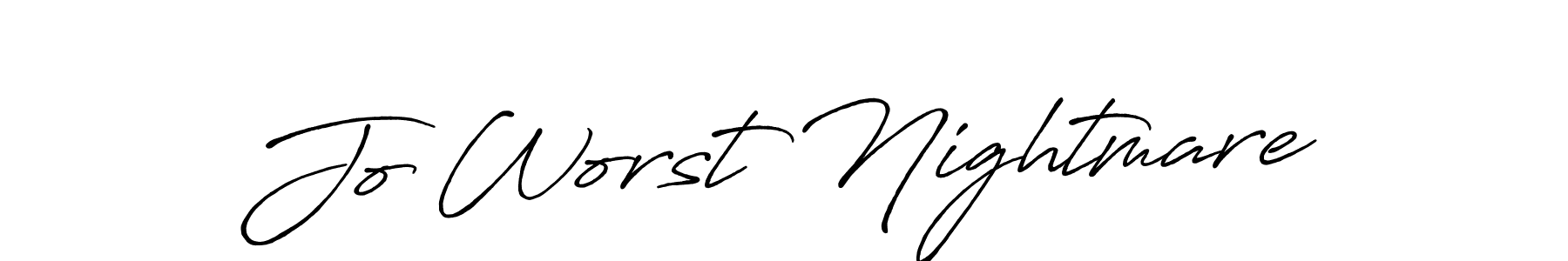 Check out images of Autograph of Jo Worst Nightmare name. Actor Jo Worst Nightmare Signature Style. Antro_Vectra_Bolder is a professional sign style online. Jo Worst Nightmare signature style 7 images and pictures png