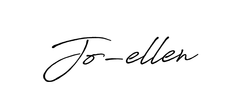 Make a beautiful signature design for name Jo-ellen. With this signature (Antro_Vectra_Bolder) style, you can create a handwritten signature for free. Jo-ellen signature style 7 images and pictures png