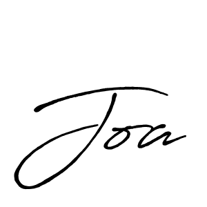 Create a beautiful signature design for name Joa. With this signature (Antro_Vectra_Bolder) fonts, you can make a handwritten signature for free. Joa signature style 7 images and pictures png