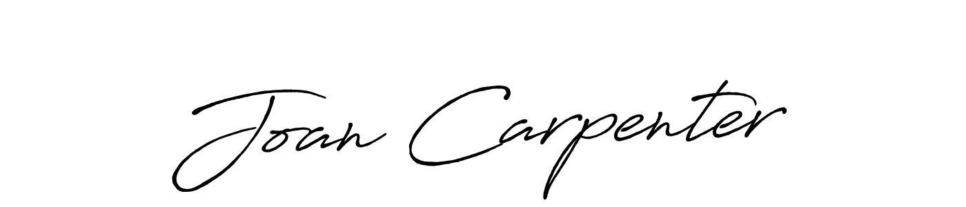 The best way (Antro_Vectra_Bolder) to make a short signature is to pick only two or three words in your name. The name Joan Carpenter include a total of six letters. For converting this name. Joan Carpenter signature style 7 images and pictures png