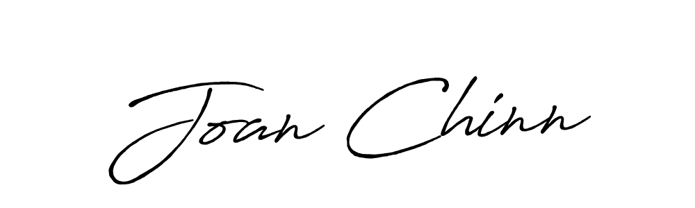 How to make Joan Chinn name signature. Use Antro_Vectra_Bolder style for creating short signs online. This is the latest handwritten sign. Joan Chinn signature style 7 images and pictures png