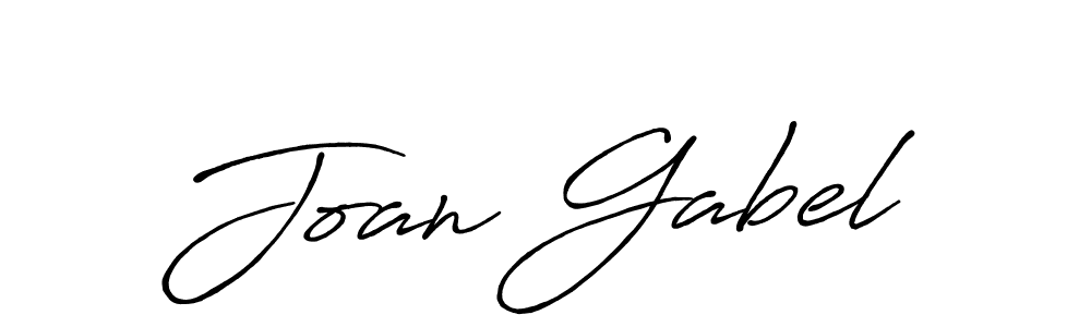 Also You can easily find your signature by using the search form. We will create Joan Gabel name handwritten signature images for you free of cost using Antro_Vectra_Bolder sign style. Joan Gabel signature style 7 images and pictures png