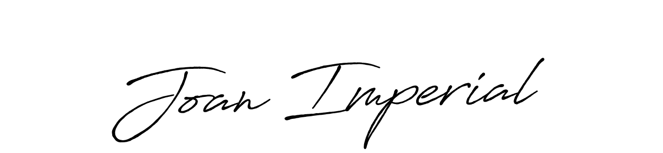 It looks lik you need a new signature style for name Joan Imperial. Design unique handwritten (Antro_Vectra_Bolder) signature with our free signature maker in just a few clicks. Joan Imperial signature style 7 images and pictures png