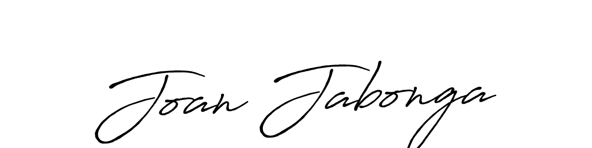 Also You can easily find your signature by using the search form. We will create Joan Jabonga name handwritten signature images for you free of cost using Antro_Vectra_Bolder sign style. Joan Jabonga signature style 7 images and pictures png