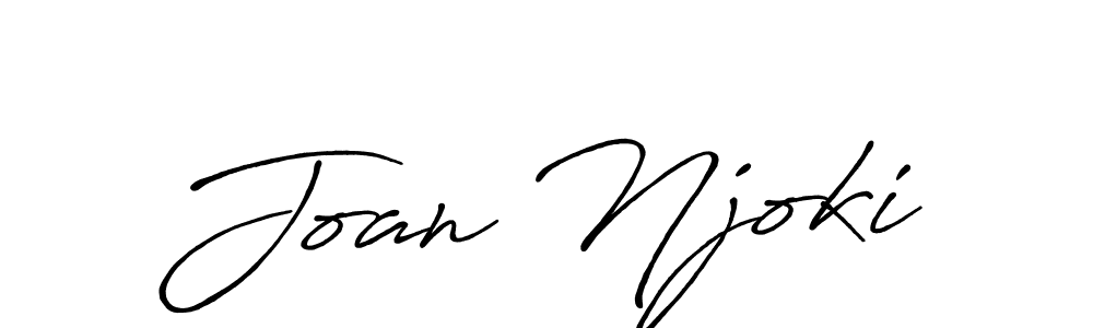 It looks lik you need a new signature style for name Joan Njoki. Design unique handwritten (Antro_Vectra_Bolder) signature with our free signature maker in just a few clicks. Joan Njoki signature style 7 images and pictures png