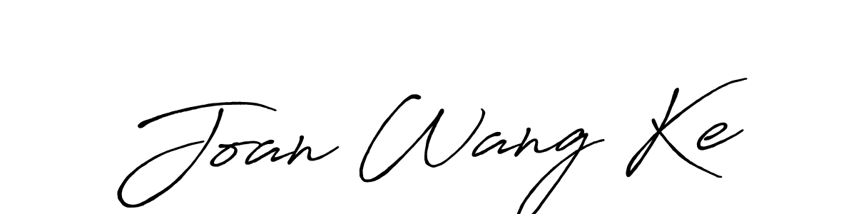 Once you've used our free online signature maker to create your best signature Antro_Vectra_Bolder style, it's time to enjoy all of the benefits that Joan Wang Ke name signing documents. Joan Wang Ke signature style 7 images and pictures png