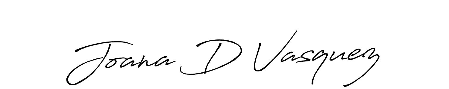 It looks lik you need a new signature style for name Joana D Vasquez. Design unique handwritten (Antro_Vectra_Bolder) signature with our free signature maker in just a few clicks. Joana D Vasquez signature style 7 images and pictures png