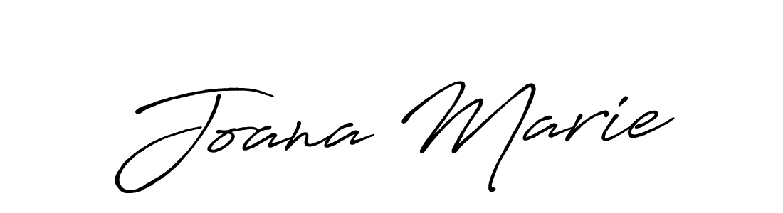 Create a beautiful signature design for name Joana Marie. With this signature (Antro_Vectra_Bolder) fonts, you can make a handwritten signature for free. Joana Marie signature style 7 images and pictures png