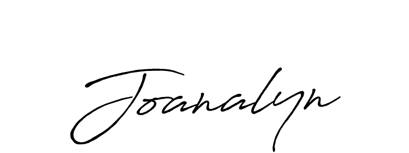 How to make Joanalyn name signature. Use Antro_Vectra_Bolder style for creating short signs online. This is the latest handwritten sign. Joanalyn signature style 7 images and pictures png