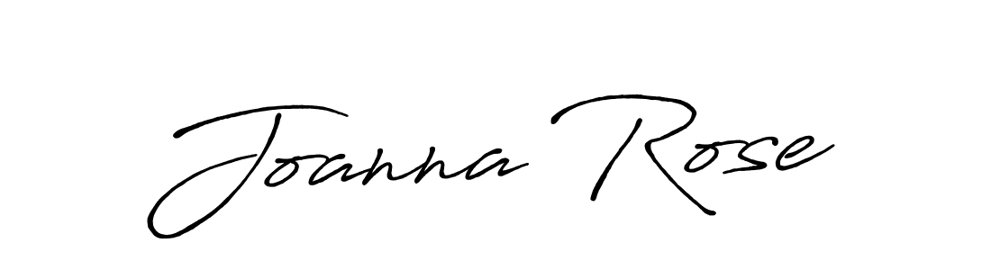 Design your own signature with our free online signature maker. With this signature software, you can create a handwritten (Antro_Vectra_Bolder) signature for name Joanna Rose. Joanna Rose signature style 7 images and pictures png